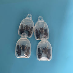 4 Pairs Swimming Earplugs & Nasal Clips, Noise Reduction for Sleep & Swim