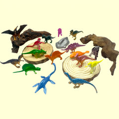 32pcs Mini Solid Dinosaur Models Action Figures Collection Toys Educational Gift
