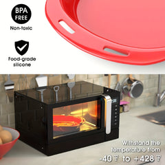 2pcs Microwave Omelette Maker Non Stick Silicone Egg Cooker