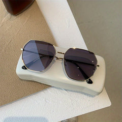 Polarized Polygon Metal Sunglasses for Men Women