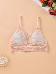 Lace Wireless Bra Scallop Trim Women's Lingerie