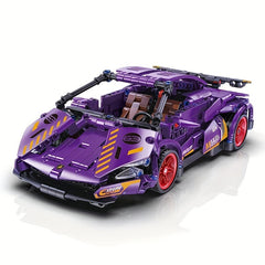 Racing Car Model Building Blocks DIY Vehicle Bricks Engineering Toys