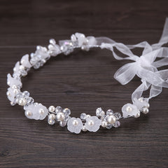 Rhinestones Flower Headband Hair Accessories Crown Wedding Decoration