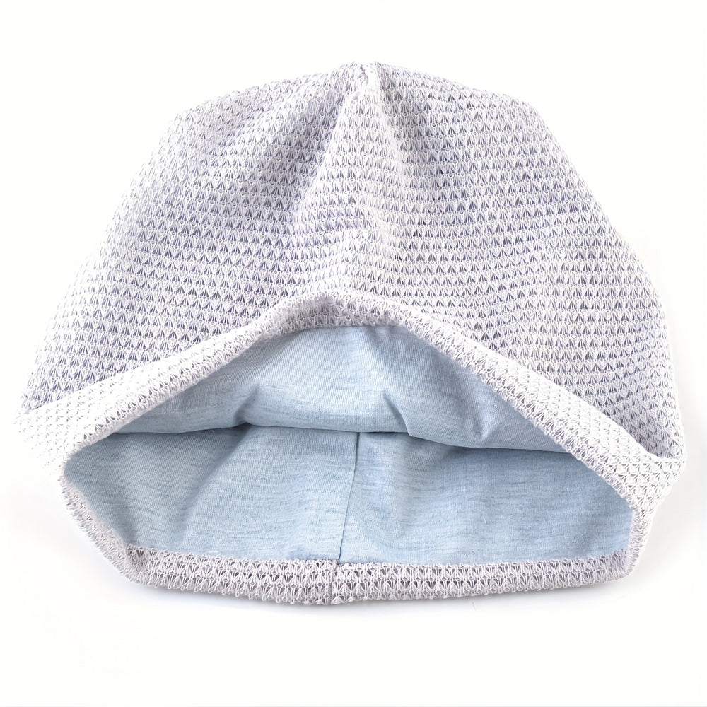 Elastic Beanie Mesh Warm Skull Cap Casual Knit Hat Windproof Beanies For Women