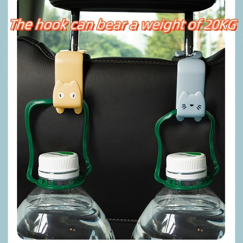 1pc Car Mounted Hook Seat Back Hanging Storage Car Accessories