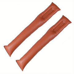 2pcs Car Seat Gap Stopper Strip Car Edge Seam Leak-proof Strip