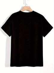 Men's Grimace Print Sports T shirt Casual Round Neck Tee Shirt