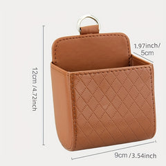 Car Air Outlet Storage Bag for Mobile Phone Change Sundries