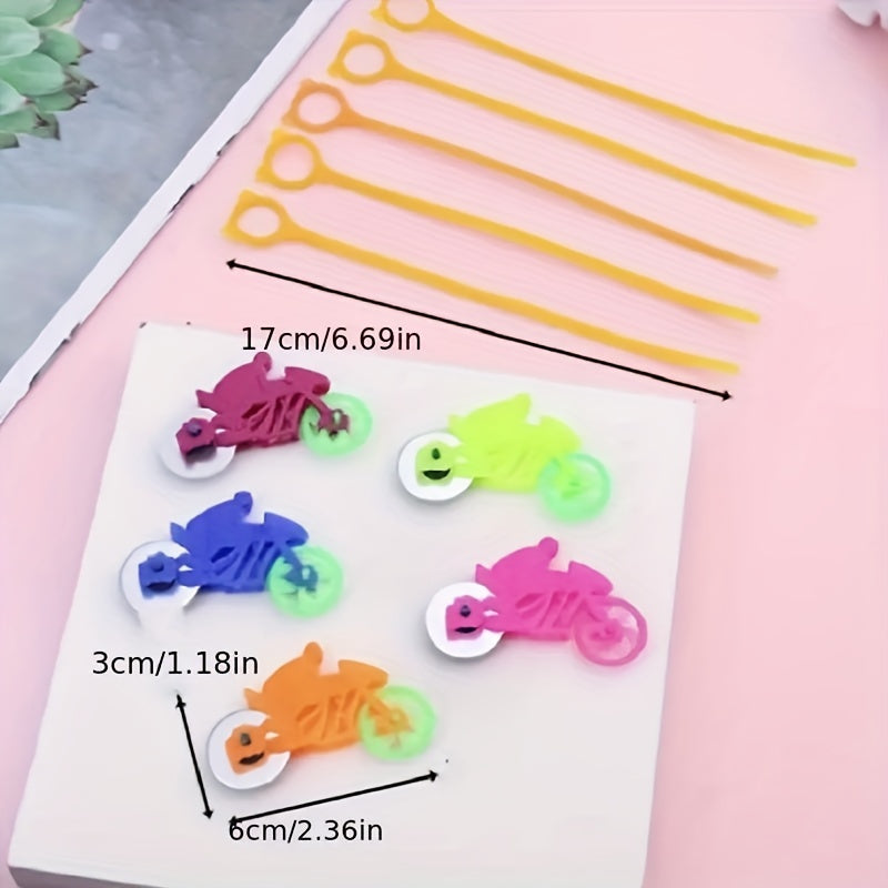 Motorbike Racing Toy Set for Outdoor Parties - 30pcs