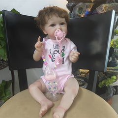 22 inch Pink Hoodie Reborn Doll Birthday Christmas