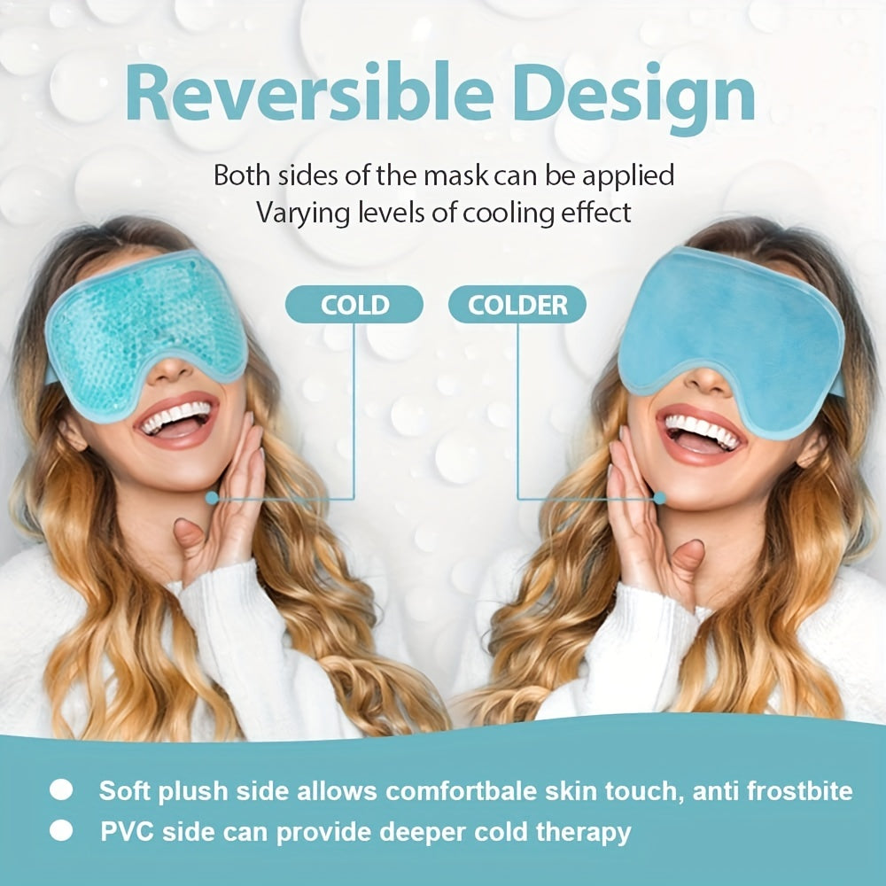 Adjustable Reversible Gel Eye Spa Mask for Puffy Eyes