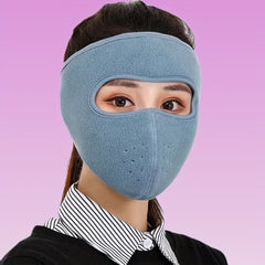 Unisex Plush Long Face Mask - Ear Protector Windproof Outdoor Mask