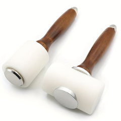 Leather Carve Hammer Nylon Hammers Mallet Wood Handle For Leather Craft Punch