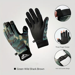 Windproof Cold-proof Fishing Gloves Winter Warm Gloves Flip Cover