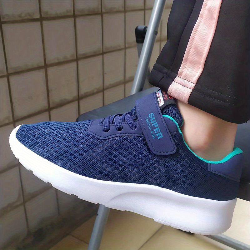 Women's Mesh Sports Shoes Breathable Hook & Loop Sneakers