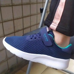 Women's Mesh Sports Shoes Breathable Hook & Loop Sneakers