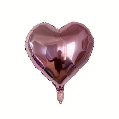 Heart Shaped Aluminum Foil Balloon 45x72cm for Baby Shower Birthday Wedding