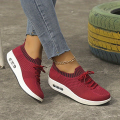 Breathable Casual Shoes With Air Cushion Bottom Lightweight Fitness Running Shoe