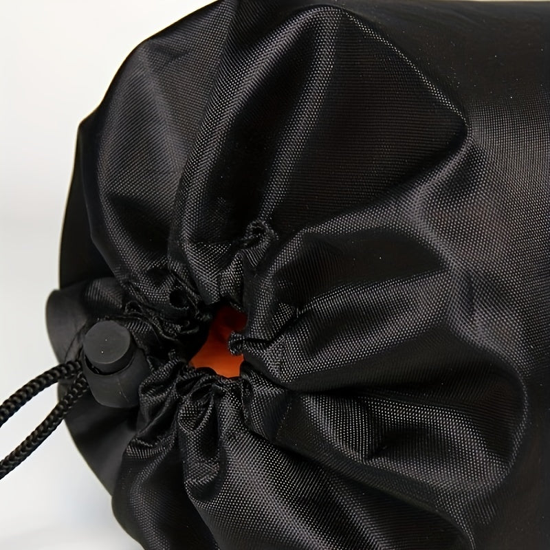 Yoga Mat Mesh Storage Bag Large Capacity Drawstring Canvas Bag