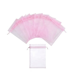 20pcs Drawstring Organza Bag Favor Candy Bag Wedding Party Supplies
