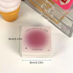 Red Book Love Smudge Memo Pad 400 Pages