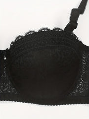Lace Balconette Bra Push Up Lingerie