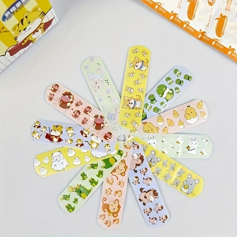 120pcs Kids Animal Bandages Waterproof Sterile Stickers