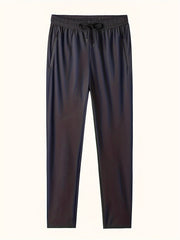 Men's Quick Drying Solid Casual Zipper Pocket Trousers