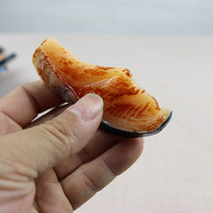 5pcs Realistic BBQ Seafood Pretend Play Food for Home Decor & Outdoor BBQ Props