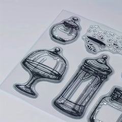 Bottle Pattern Transparent Stamp - Great Gift for Kids