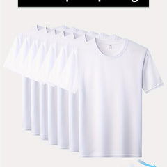 Xinso Prince 7Pcs Men's Quick Dry T-shirt, Breathable Mesh Base Layer