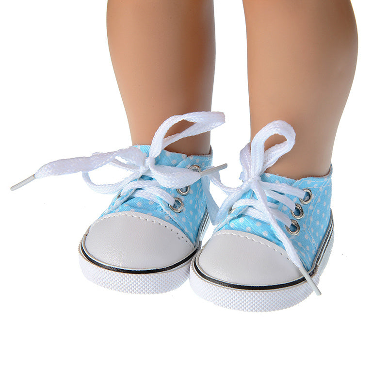 18 Inch Doll Dot Toy Doll Dress Up Accessory Shoes
