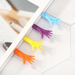 4pcs Finger Bookmark Funny Book Marker School Stationery Gift