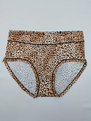 6-Pack Plus Size Sexy Panties Set Women's Plus Size Leopard Print Briefs