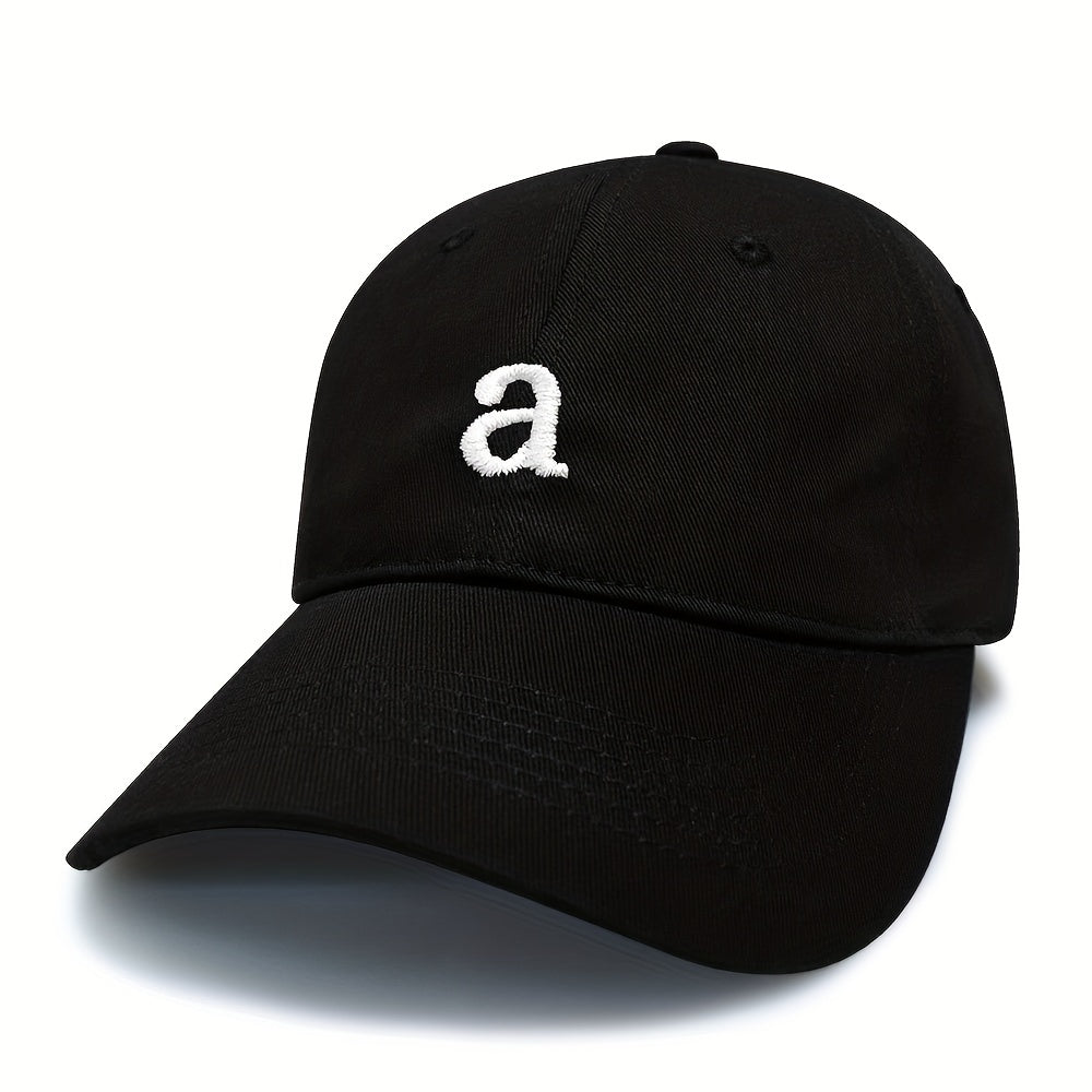 Embroidered Baseball Cap Solid Cotton Dad Hats Lightweight Sun Hats