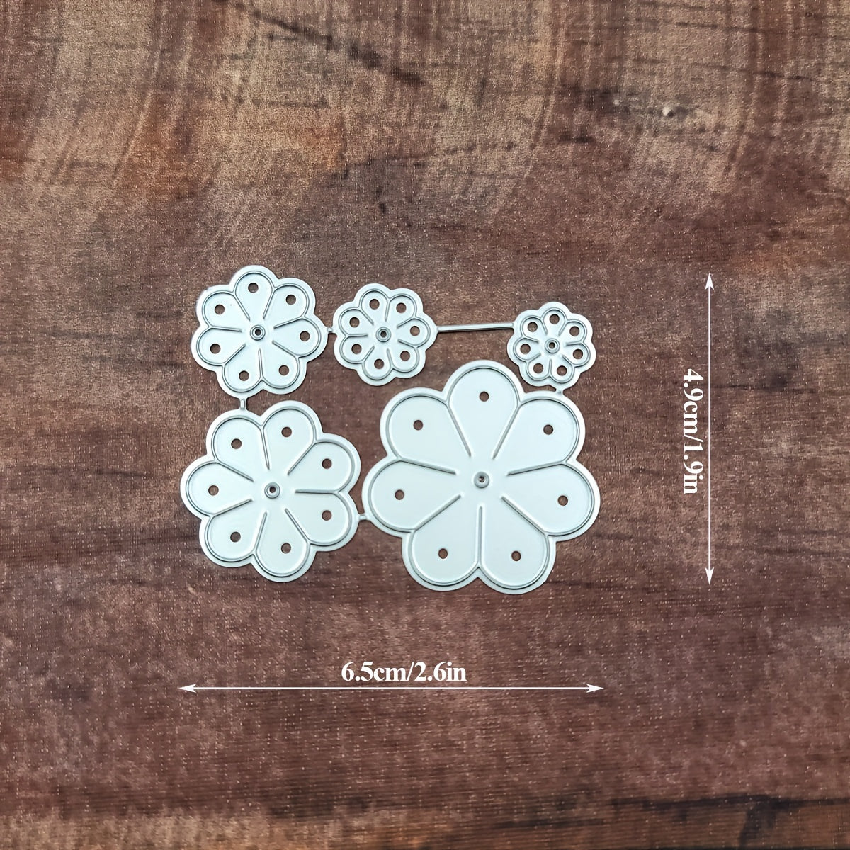 3D Flower Metal Cutting Dies Rose Flower Die Cuts Stencil for Card Making