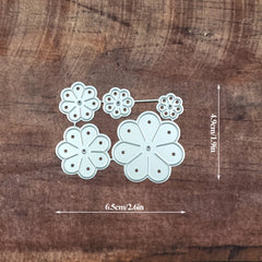 3D Flower Metal Cutting Dies Rose Flower Die Cuts Stencil for Card Making