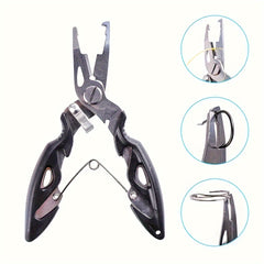 Stainless Steel Fishing Plier Skidproof Fish Clamp Unhooking Device