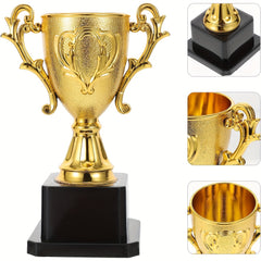 Plastic Golden Trophy for Games and Parties