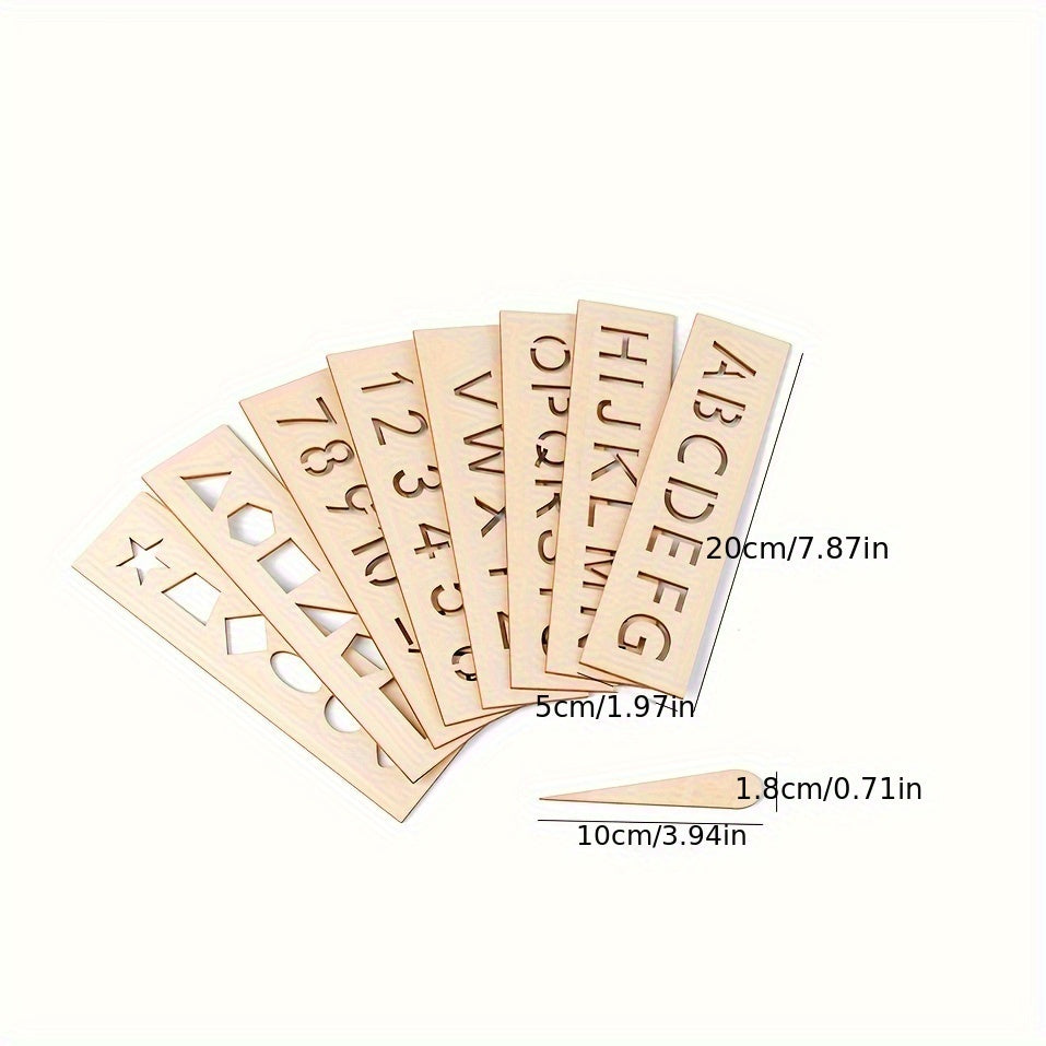 Montessori Wooden Letters Writing Practice Board