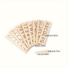 Montessori Wooden Letters Writing Practice Board