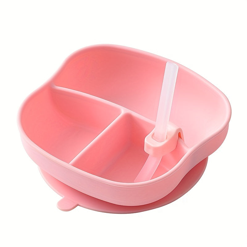 Children's Silicone Dinner Plate with Suction Cup