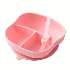 Children's Silicone Dinner Plate with Suction Cup