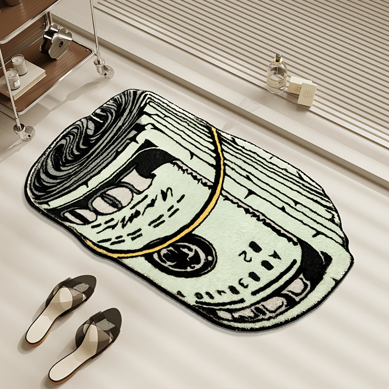 Thickened Cashmere Dollar Rugs for Living Room - Washable Soft Bedroom Rug