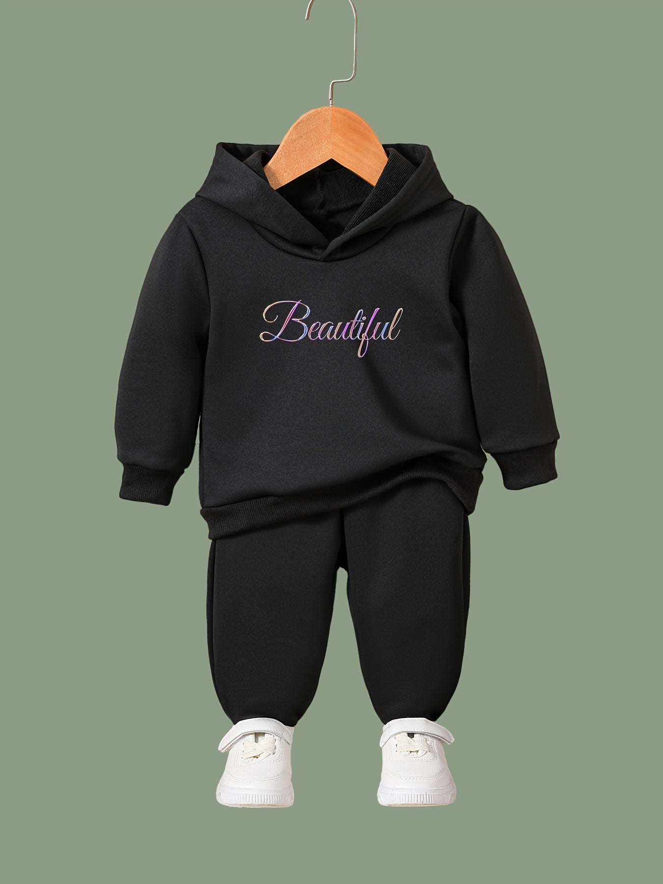 2pcs Girls Activewear Sets - Comfy Outfits for Sports & Running