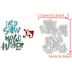 1pc Christmas Metal Cutting Dies Scrapbook Decoration Stencil DIY Card