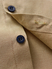 Boys Plain Collar Shirt Short Sleeve Tops For Kids