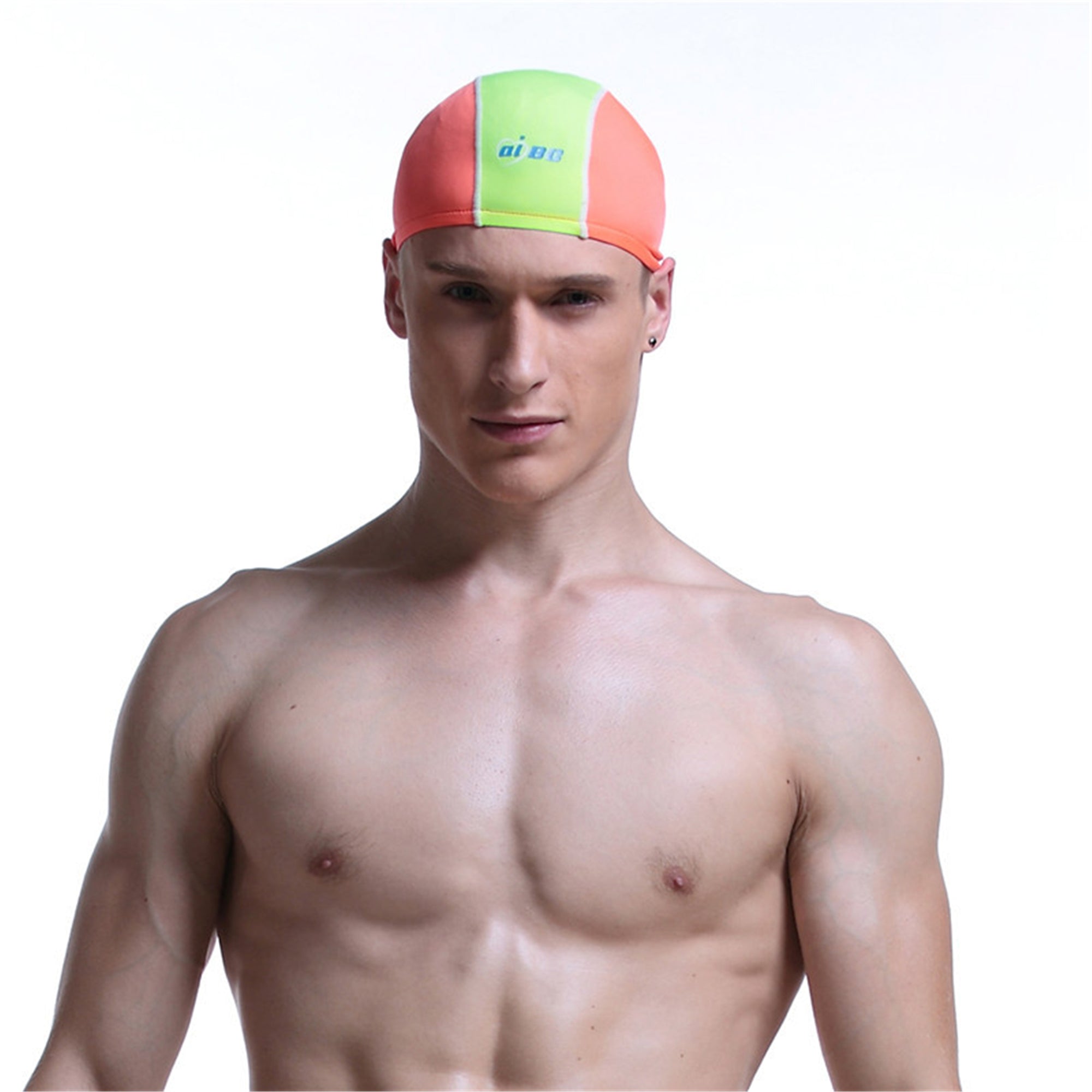 Waterproof Nylon Swimming Cap for Pool and Open Water Swimmers