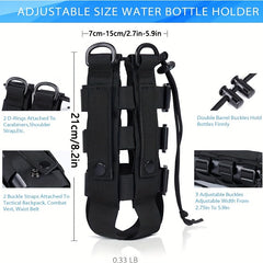 Water Bottle Pouch Holder Bag for Outdoor Sports Travel Hiking