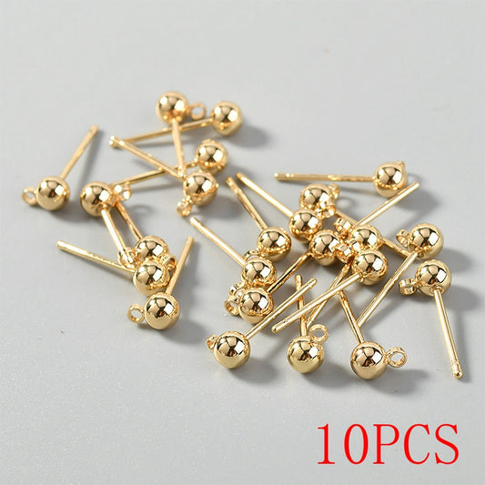 10Pcs DIY Stud Earrings Jewelry Accessories